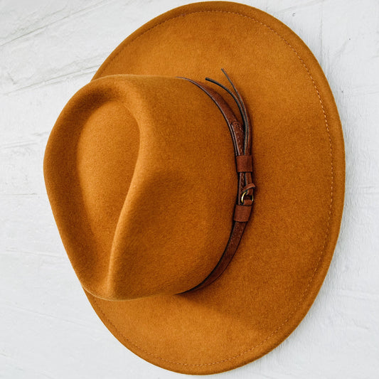 Rhiannon Panama Hat Cinnamon