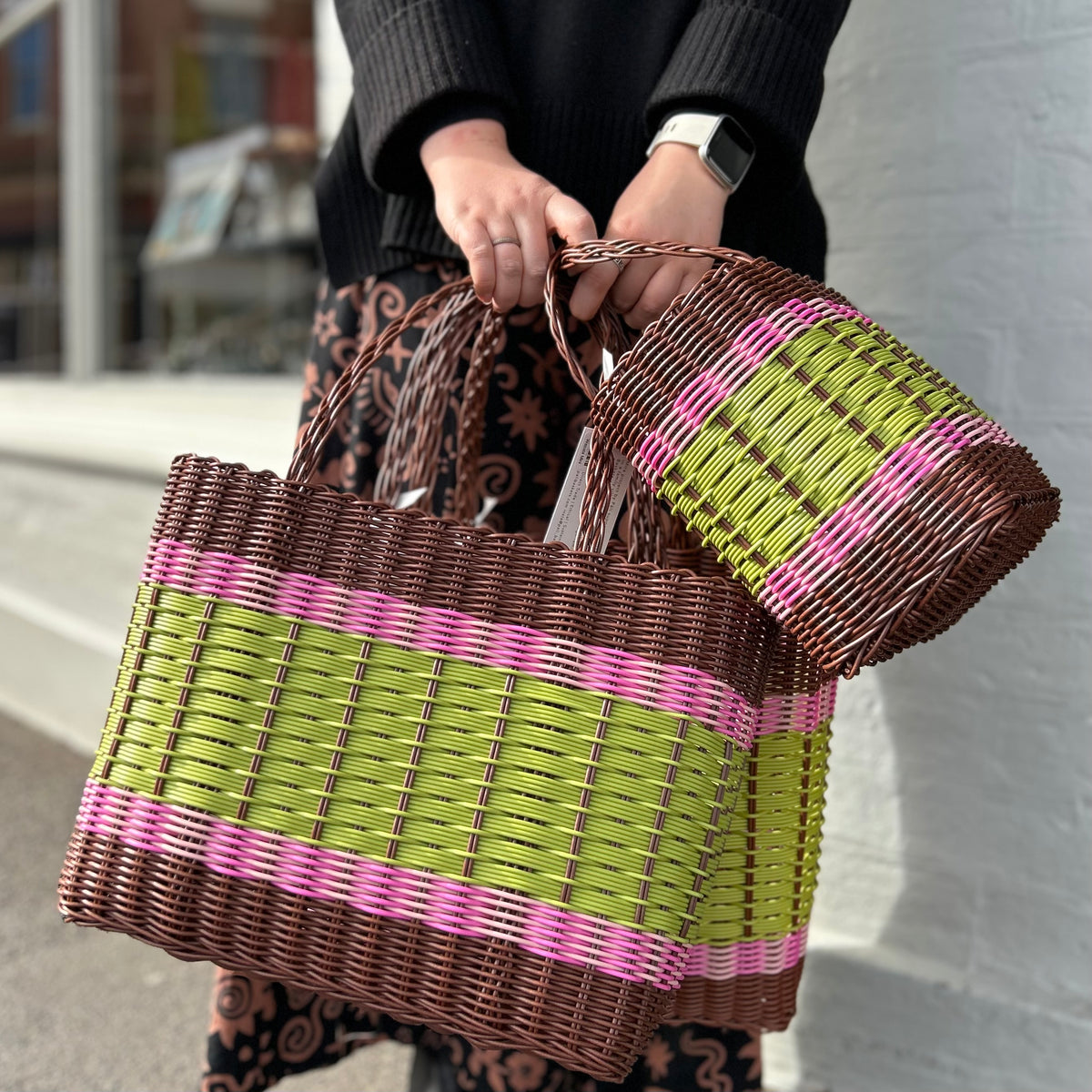 Wasabi Mira Stripe Bag Large