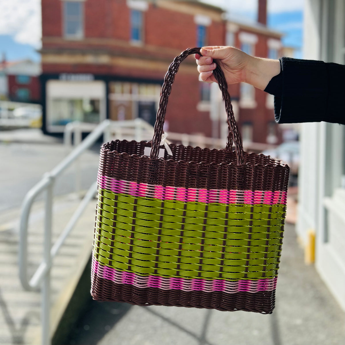 Wasabi Mira Stripe Bag Large