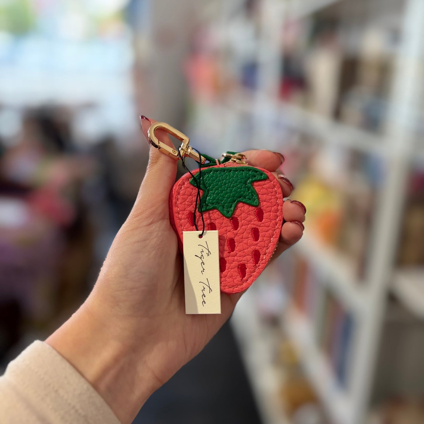 Strawberry Bag Charm
