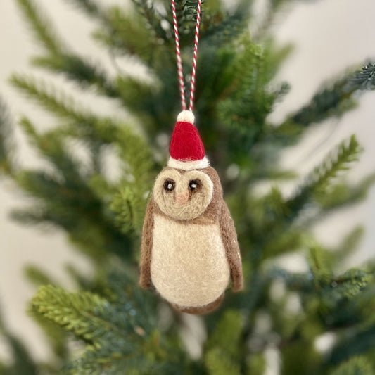 Barn Owl Owen Wool Decoration