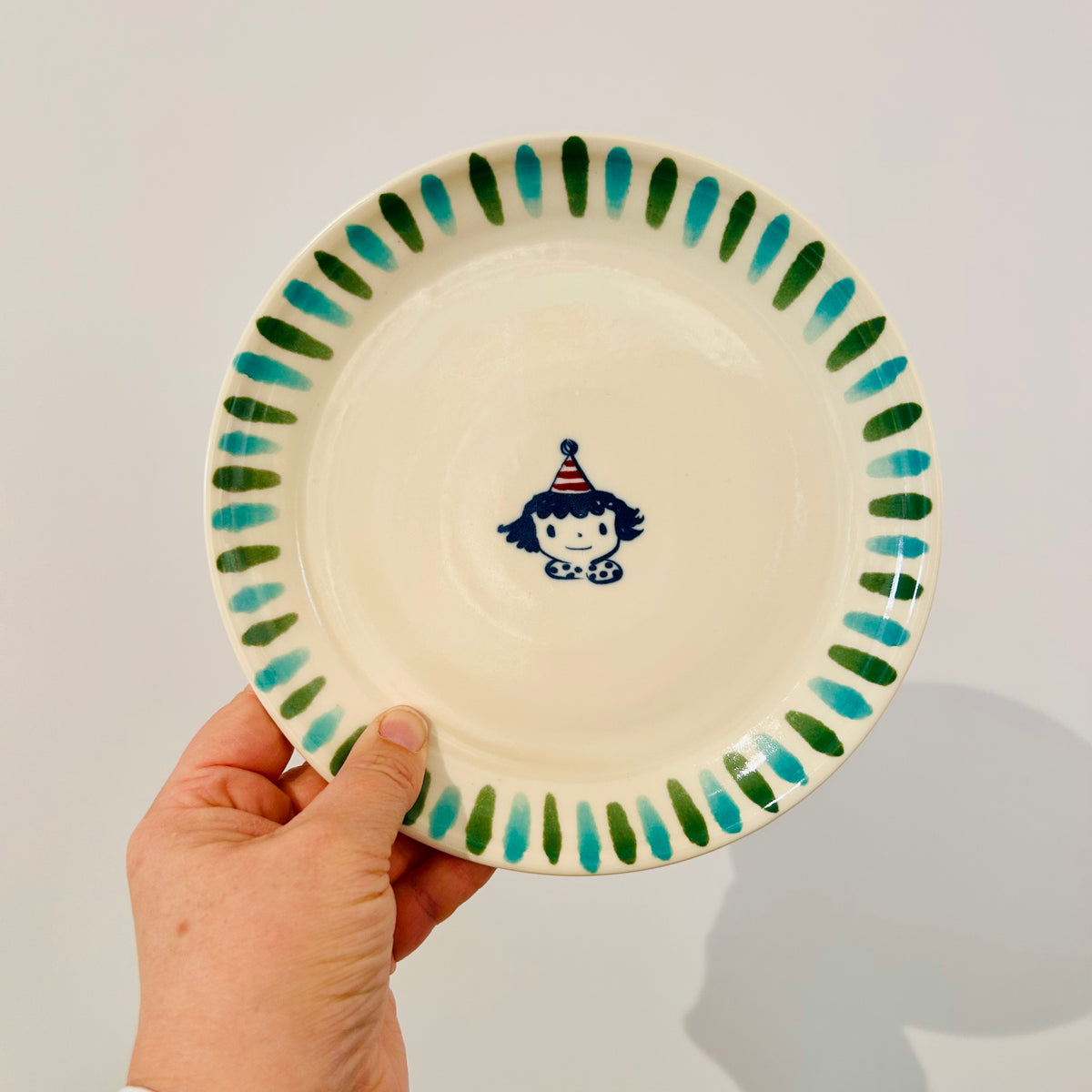 Spot Party Hat Side Plate