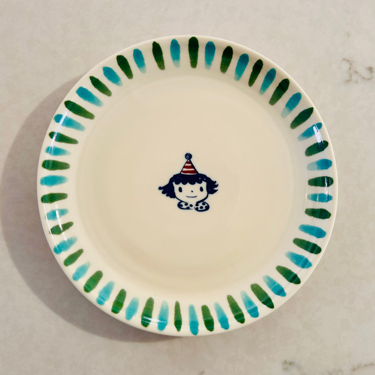 Spot Party Hat Side Plate