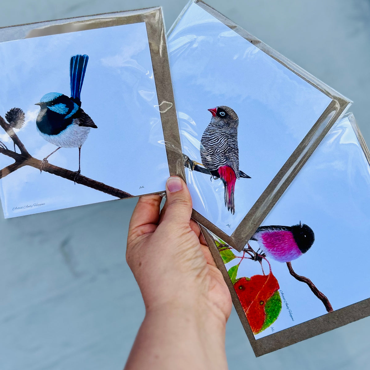 Beautiful Firetail Greeting Card