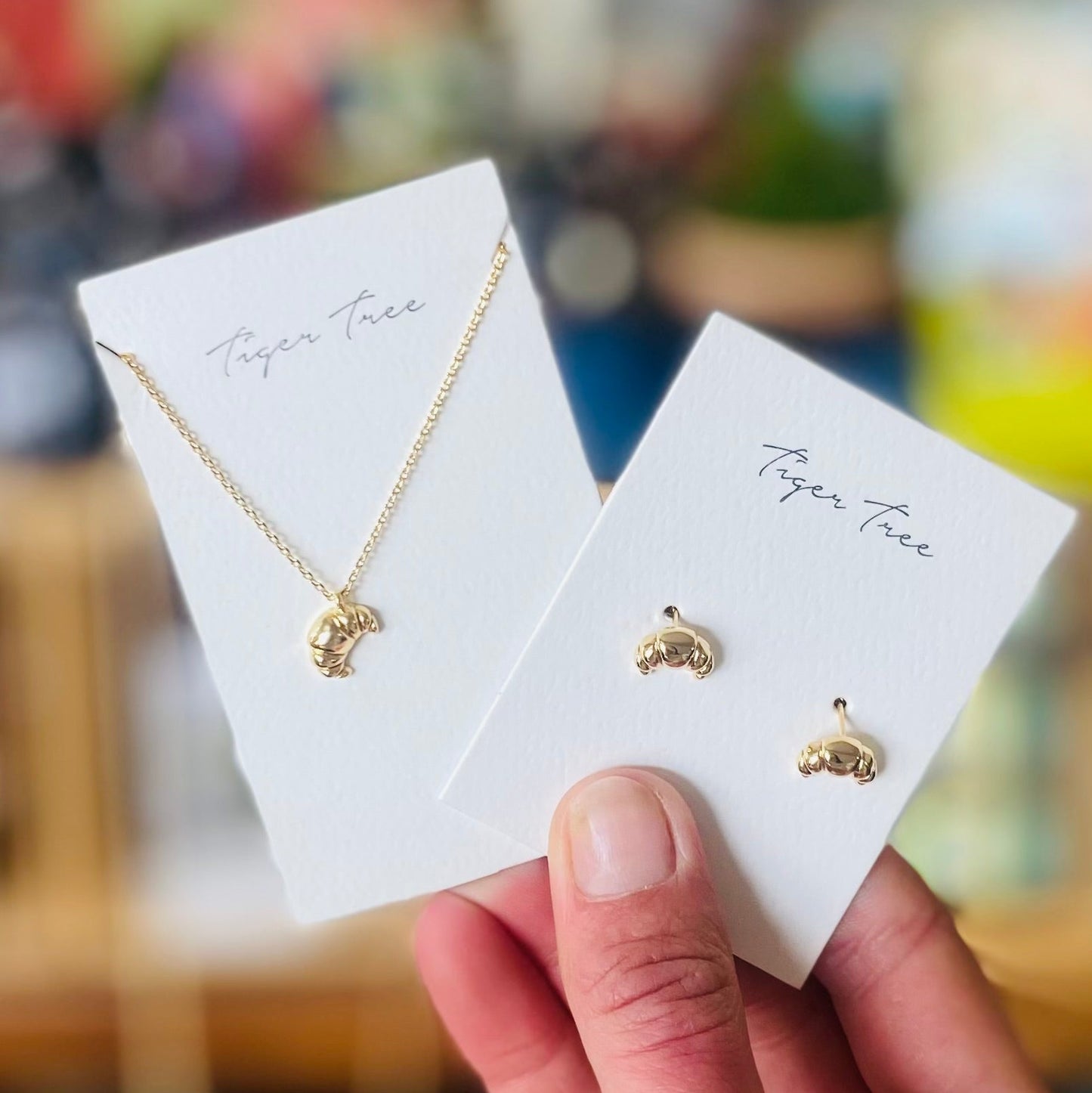 Croissant Gold Necklace