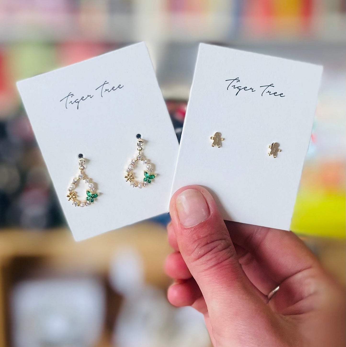 Livia Emerald Crystal Earrings