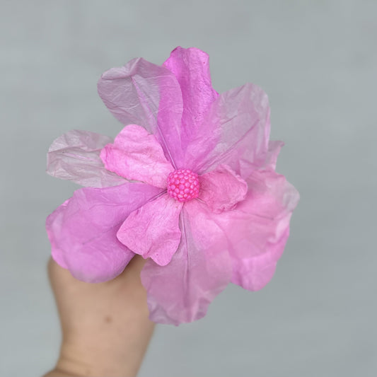 Paper Flower Mini Blossom Light Pink