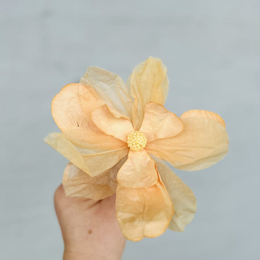 Paper Flower Mini Blossom Apricot