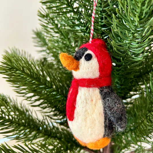 Little Penguin Wool Decoration