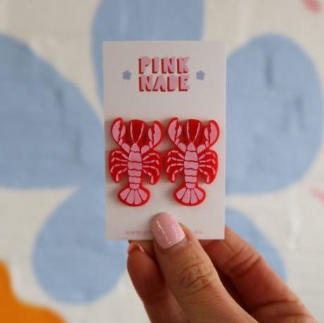 Lobster Statement Studs