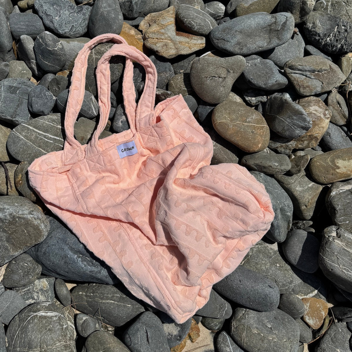 Peachy Terry Flow Beach Tote