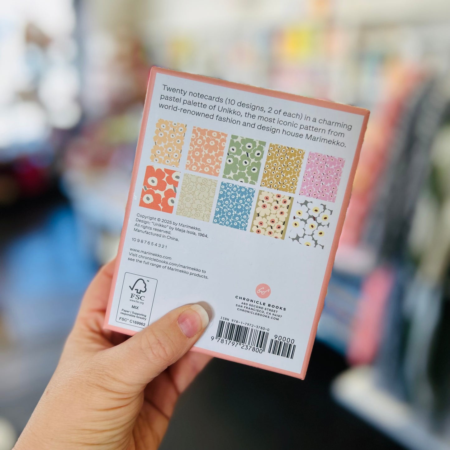 Marimekko Notes Pastels