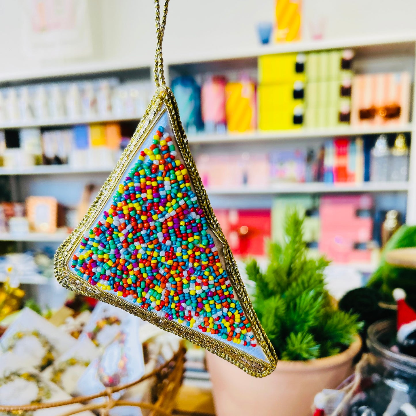 Fairy Bread Beaded Hanging Decoration
