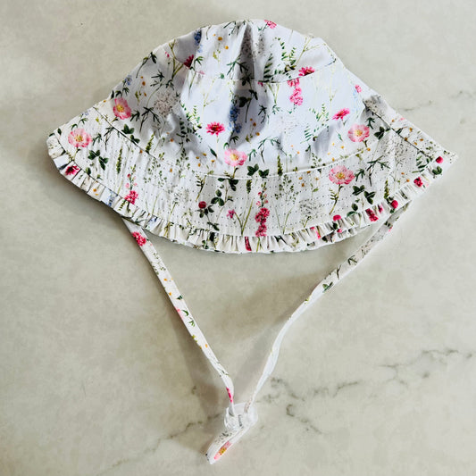 Delilah Floral Bucket Hat 0-3 Years