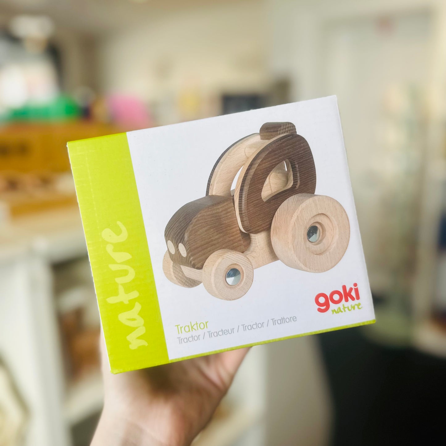 Tractor Natural Wooden Toy