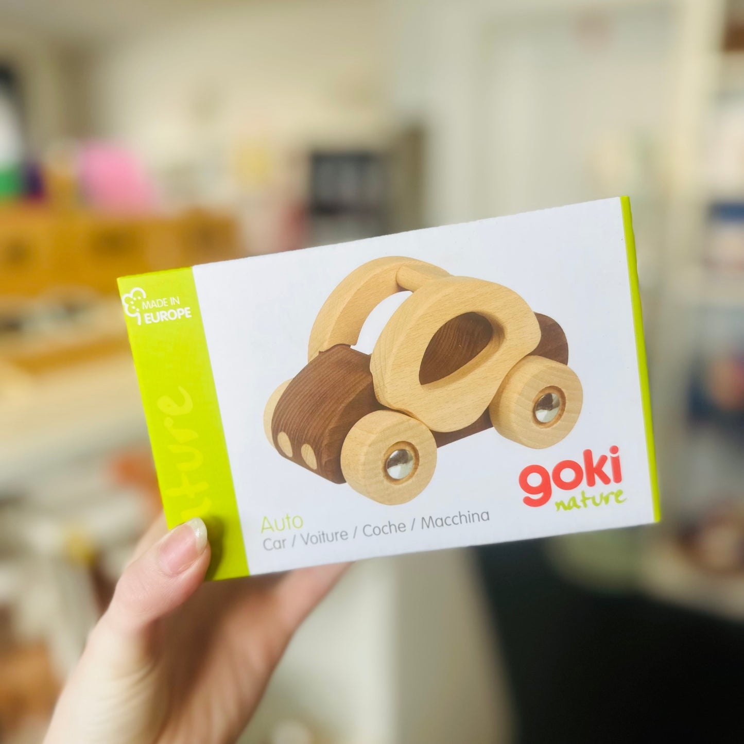 Car Natural Wooden Toy