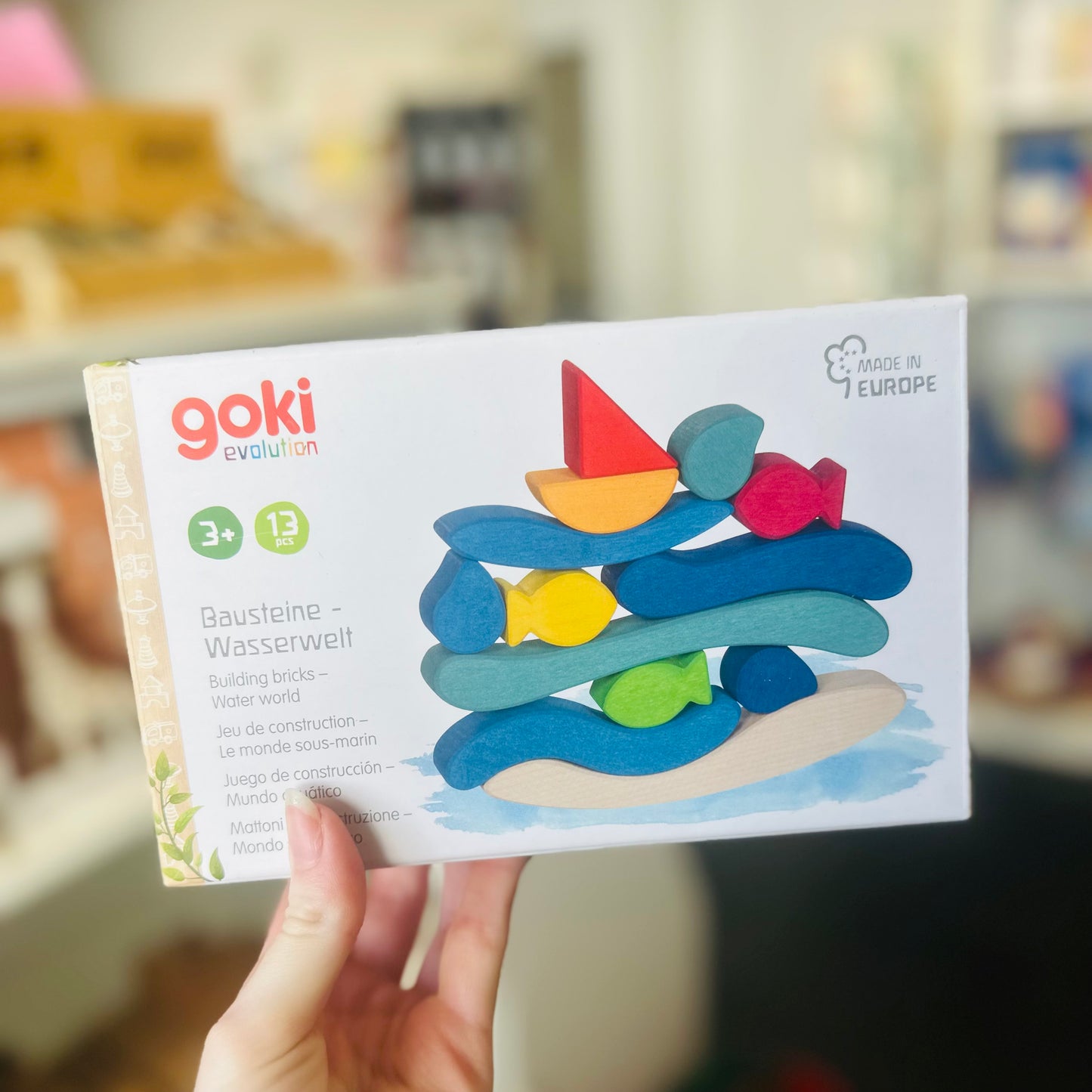 Water World Wooden Stacking Game