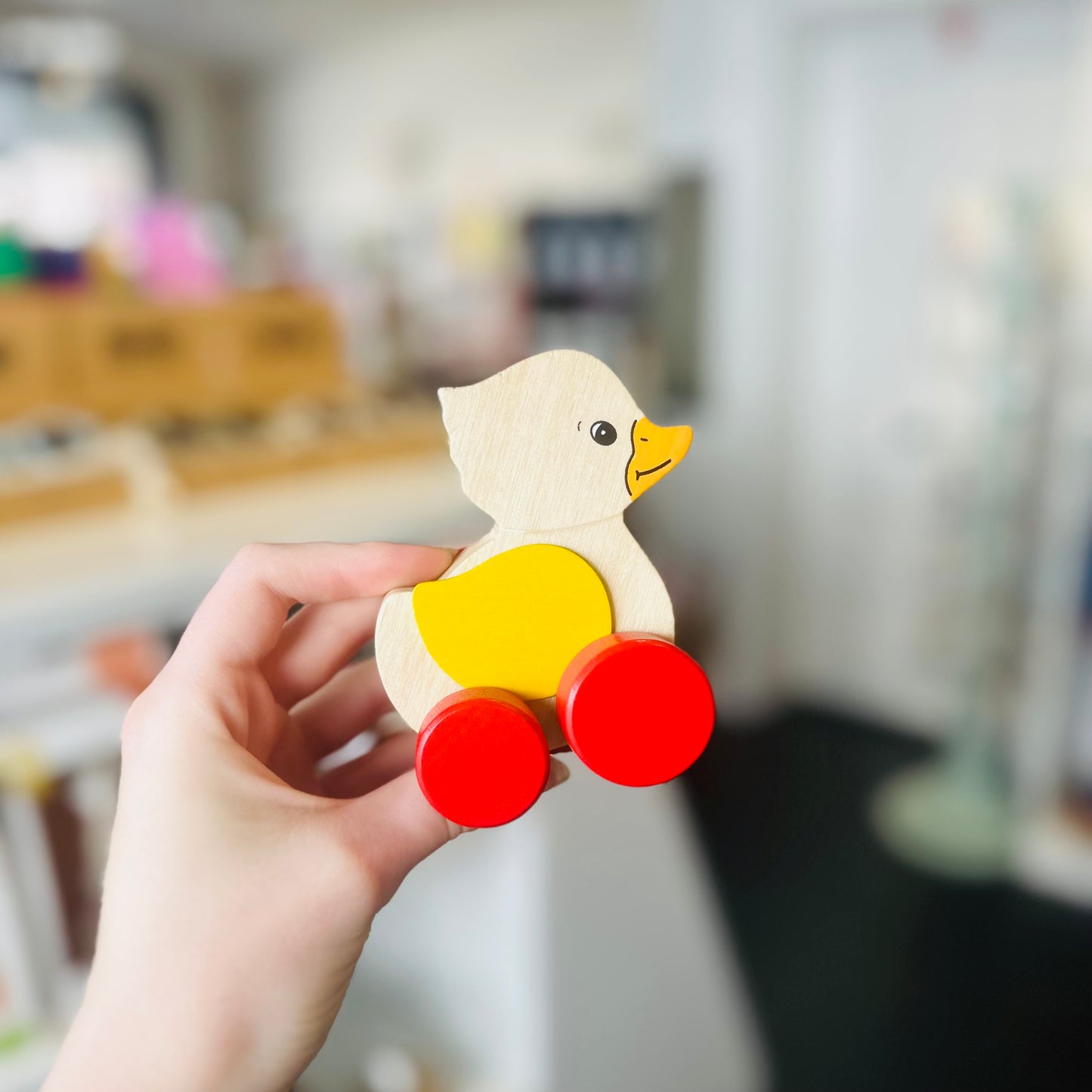 Duckling Pull Along Wooden Toy