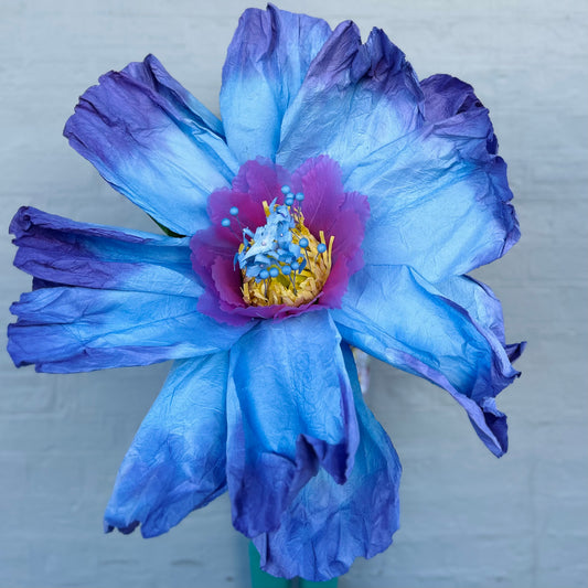 Paper Flower XL Blue