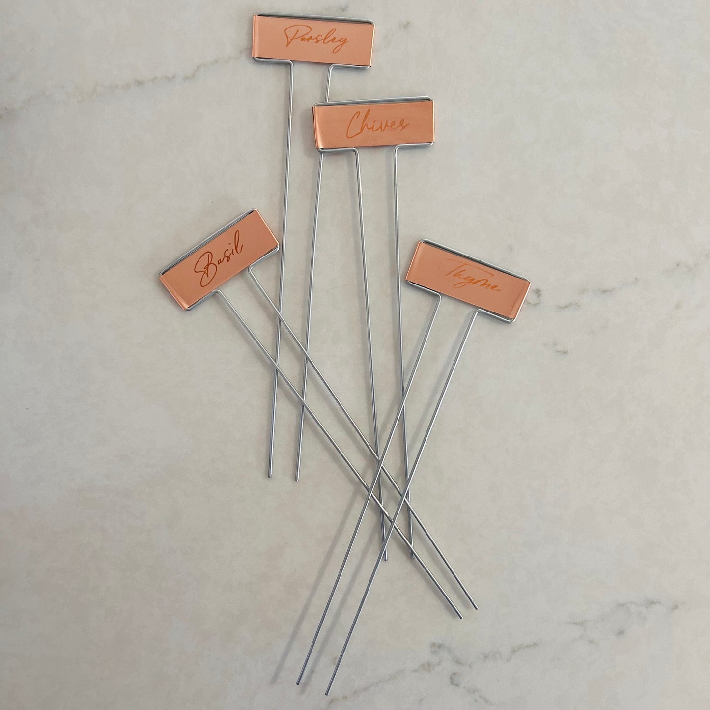 Herb Garden Copper Labels