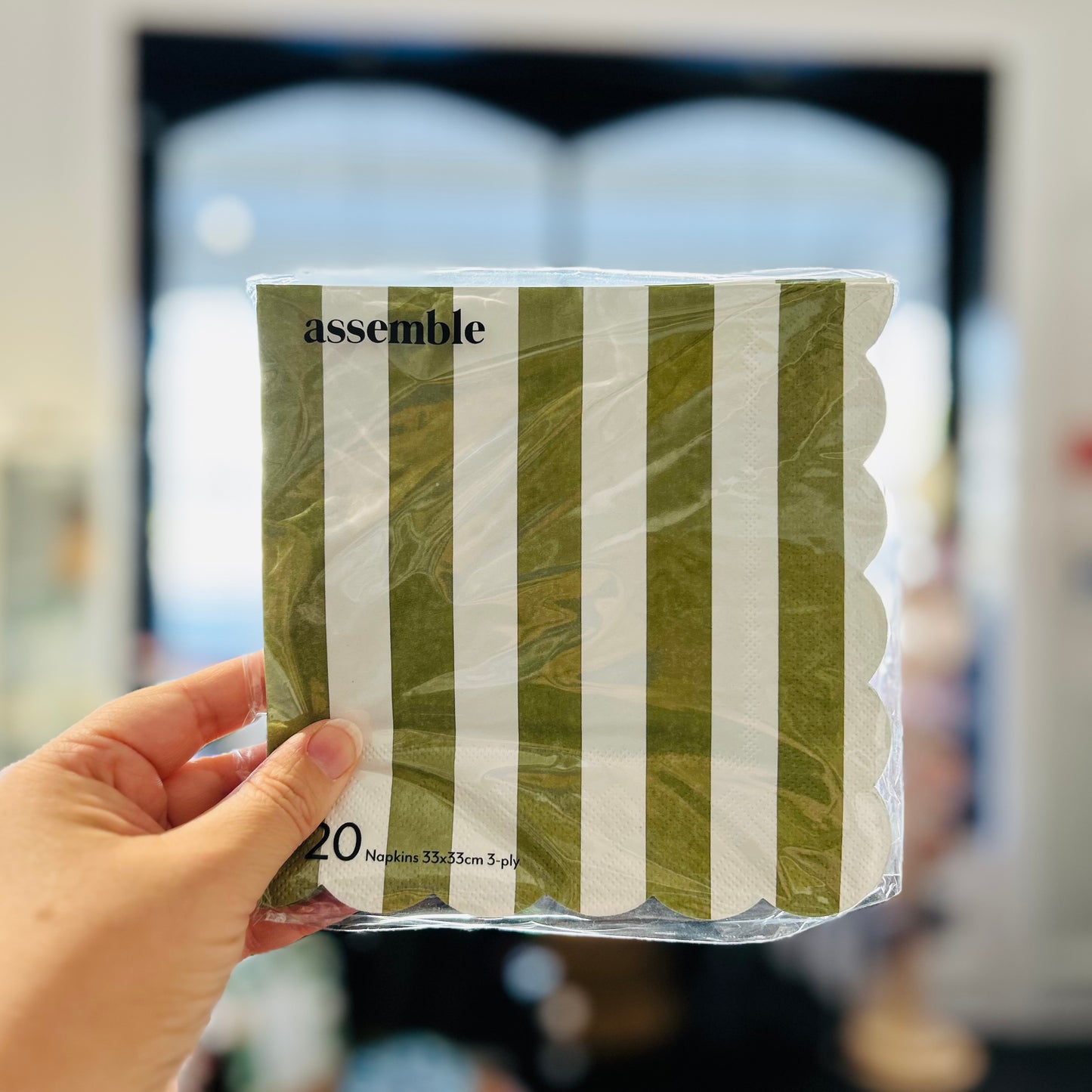 Carnival Olive Paper Napkins