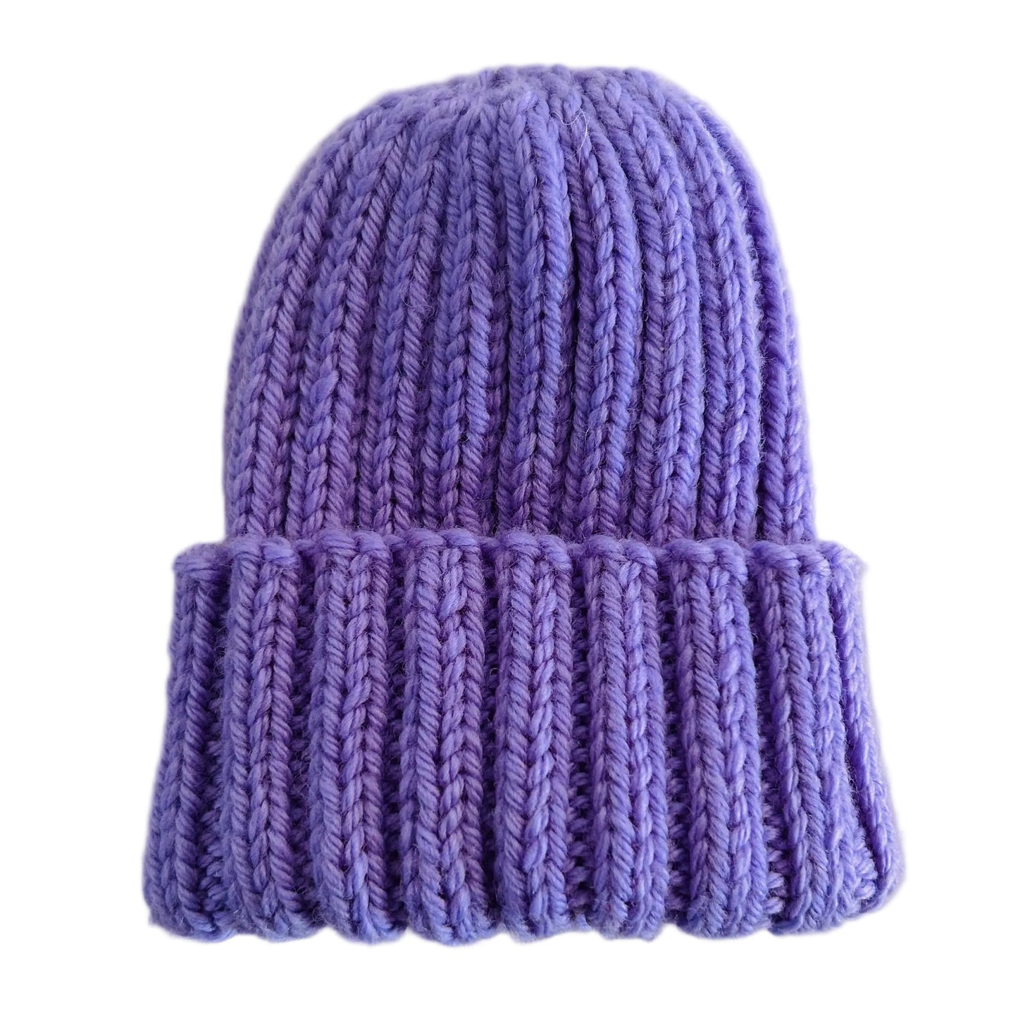 Lavender Wool Baby Beanie