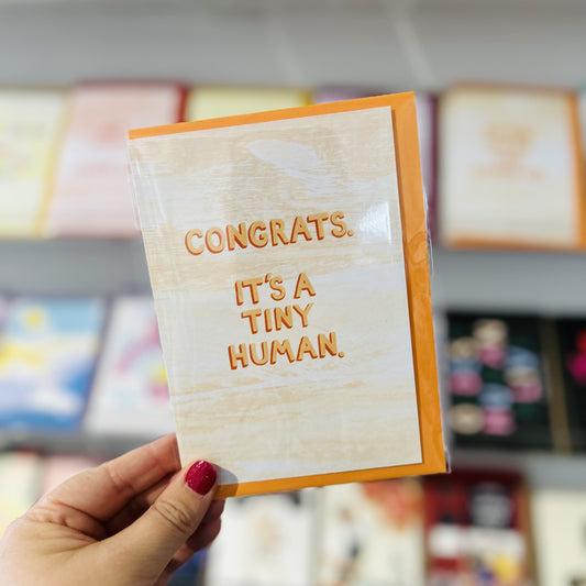 It's A Tiny Human Tangelo Greeting Card