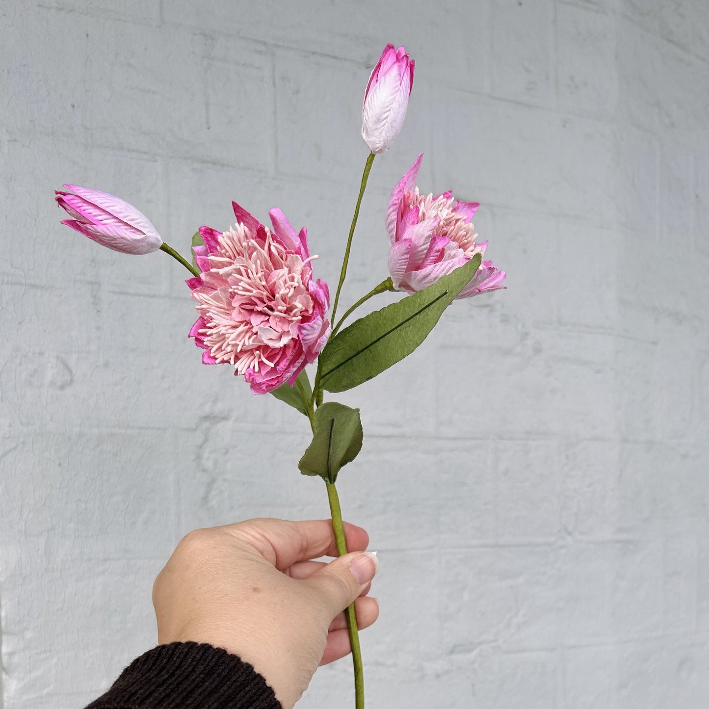 Bridal Protea Pink Paper Flower