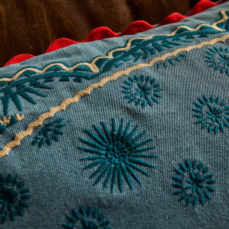 Poppy Anneliese Reversible Denim Cushion