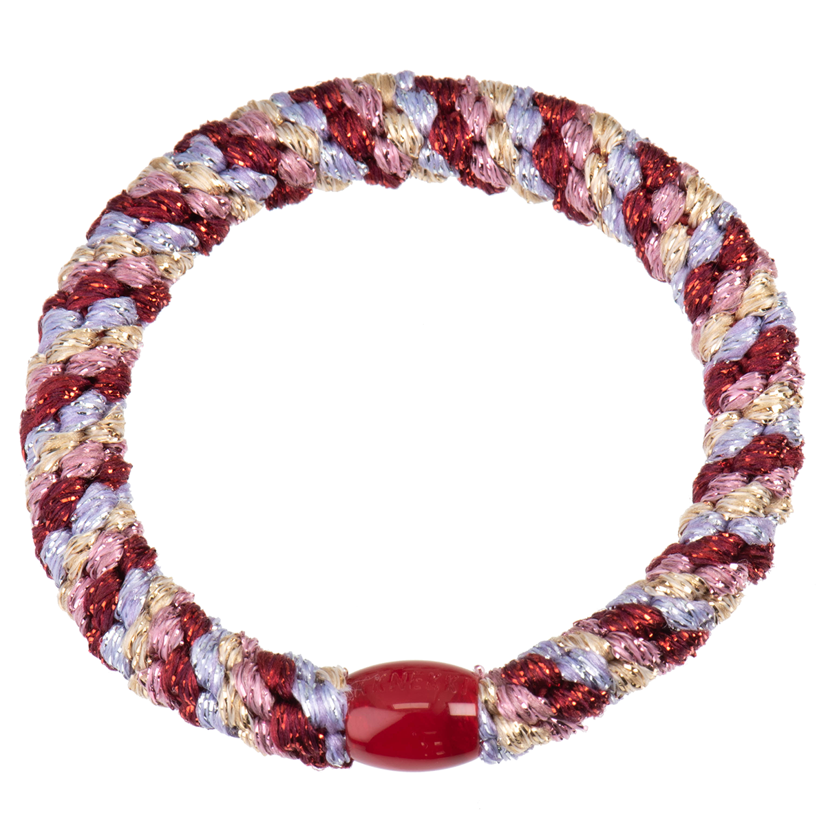 Mix Lavender-Bordeaux Glitter KKNEKKI Hair Tie