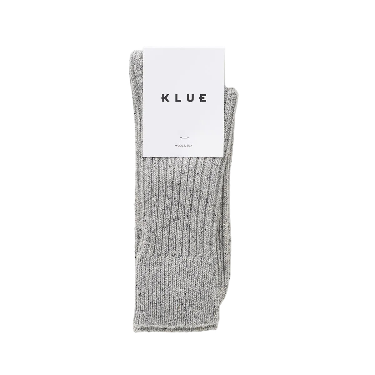 Grey Dust Star Silk & Wool Socks