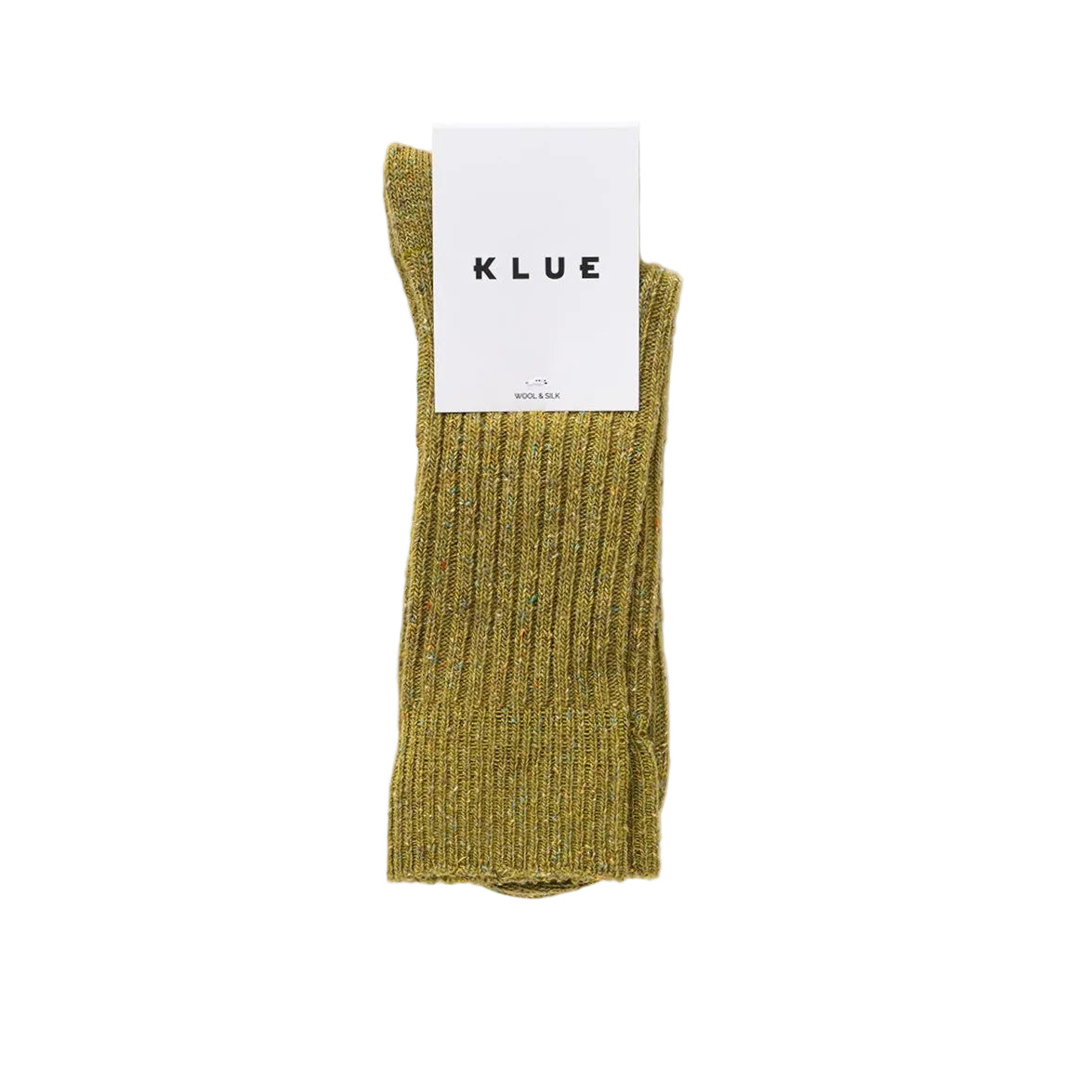 Khaki Dust Star Silk & Wool Socks