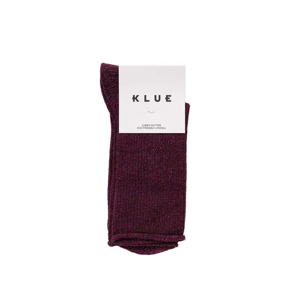 Burgundy Wine Glitter Lurex Socks
