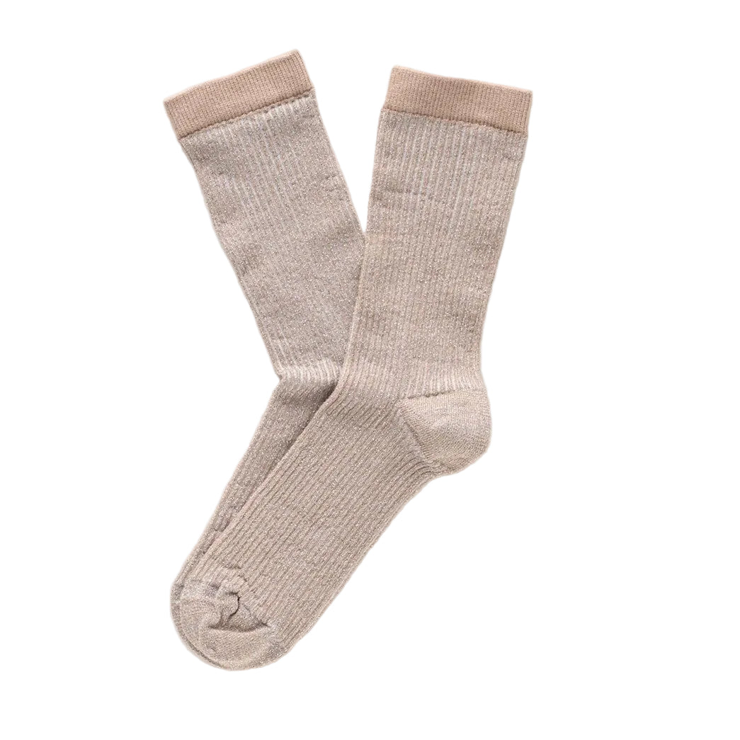 Moonlight Stripes Glitter Lurex Socks