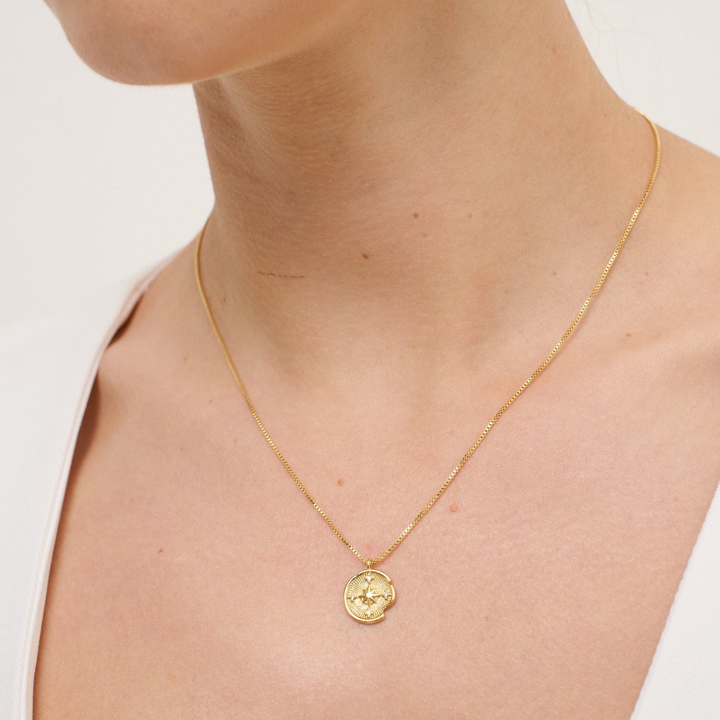 Eclipse 18K Gold Plated Necklace