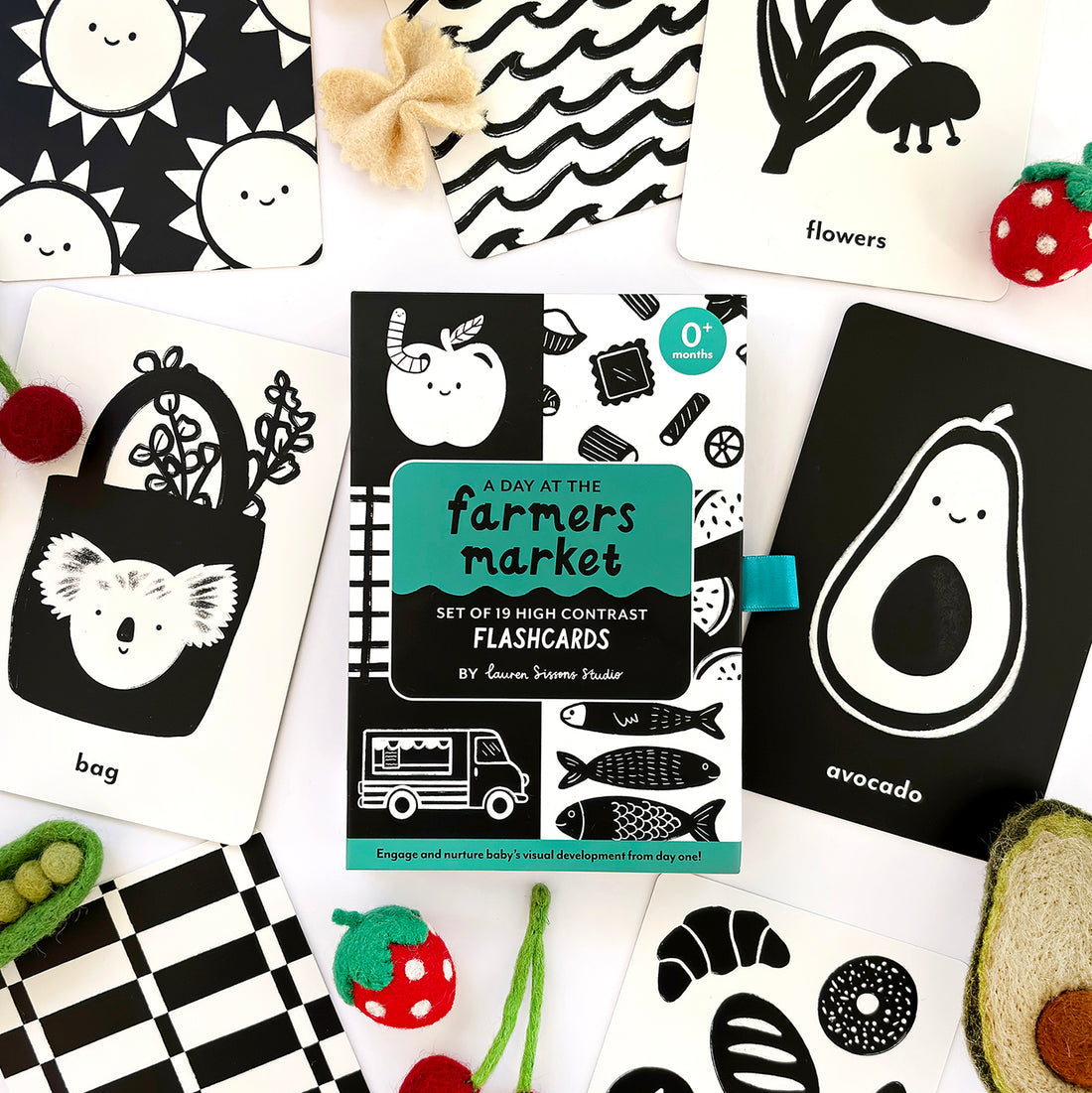 High Contrast Flashcards For Baby