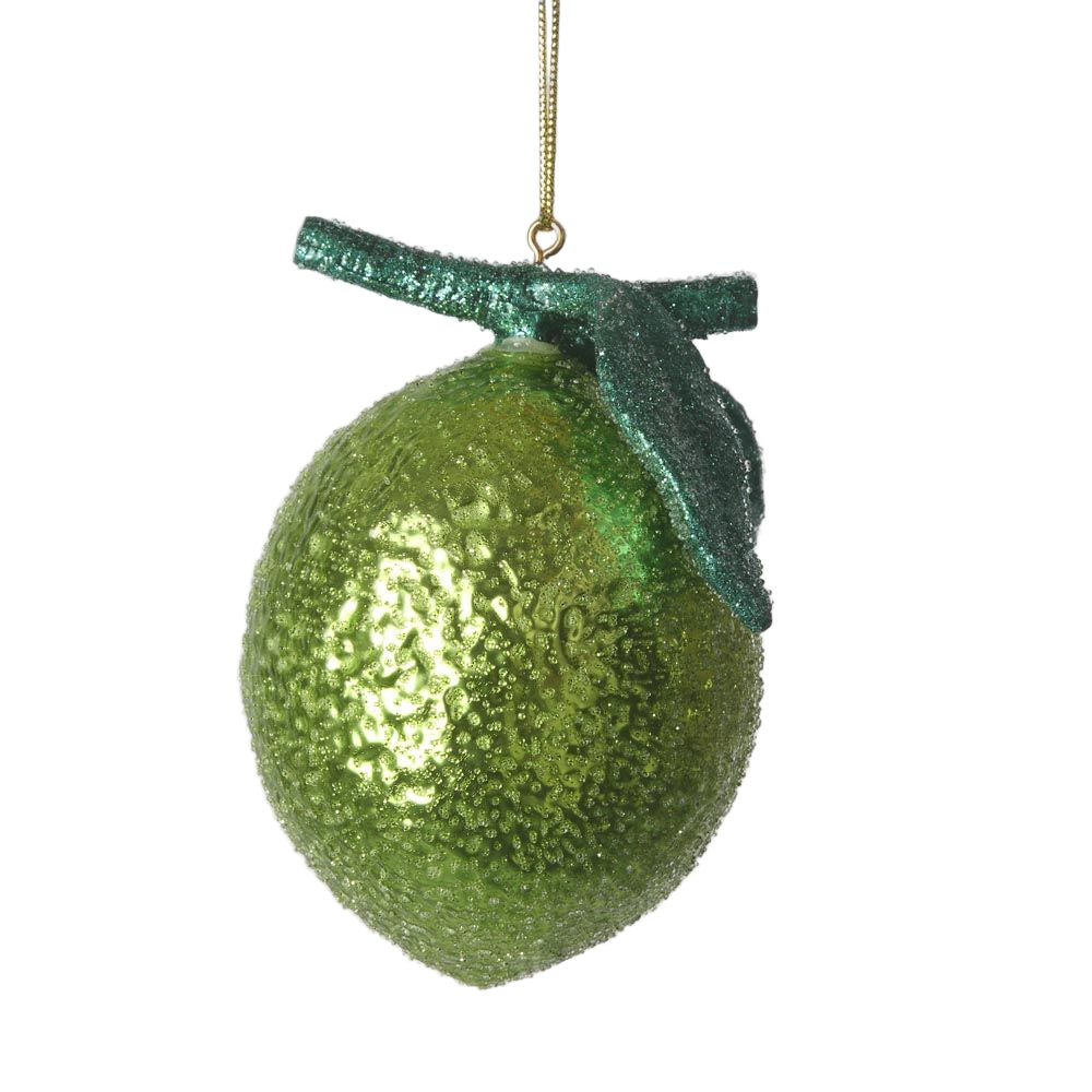 Glitter Lime Decoration