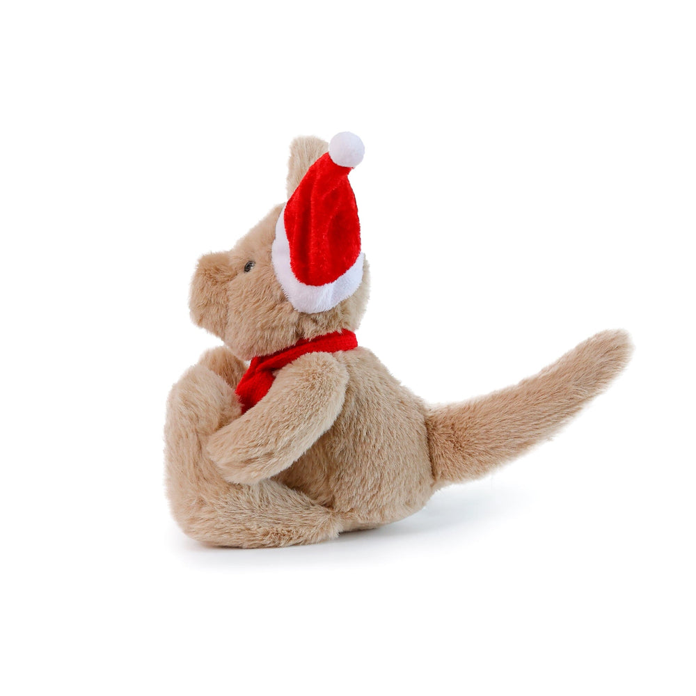 Little Roo-Dolph Christmas Kangaroo Soft Toy