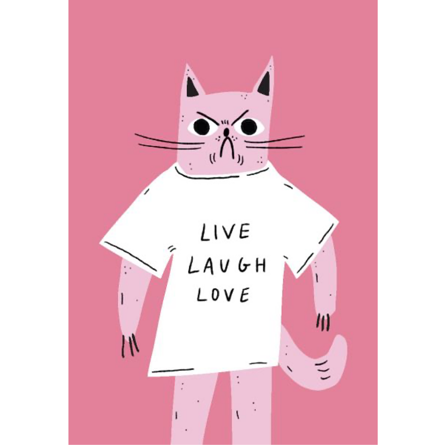 Live Laugh Love Greeting Card