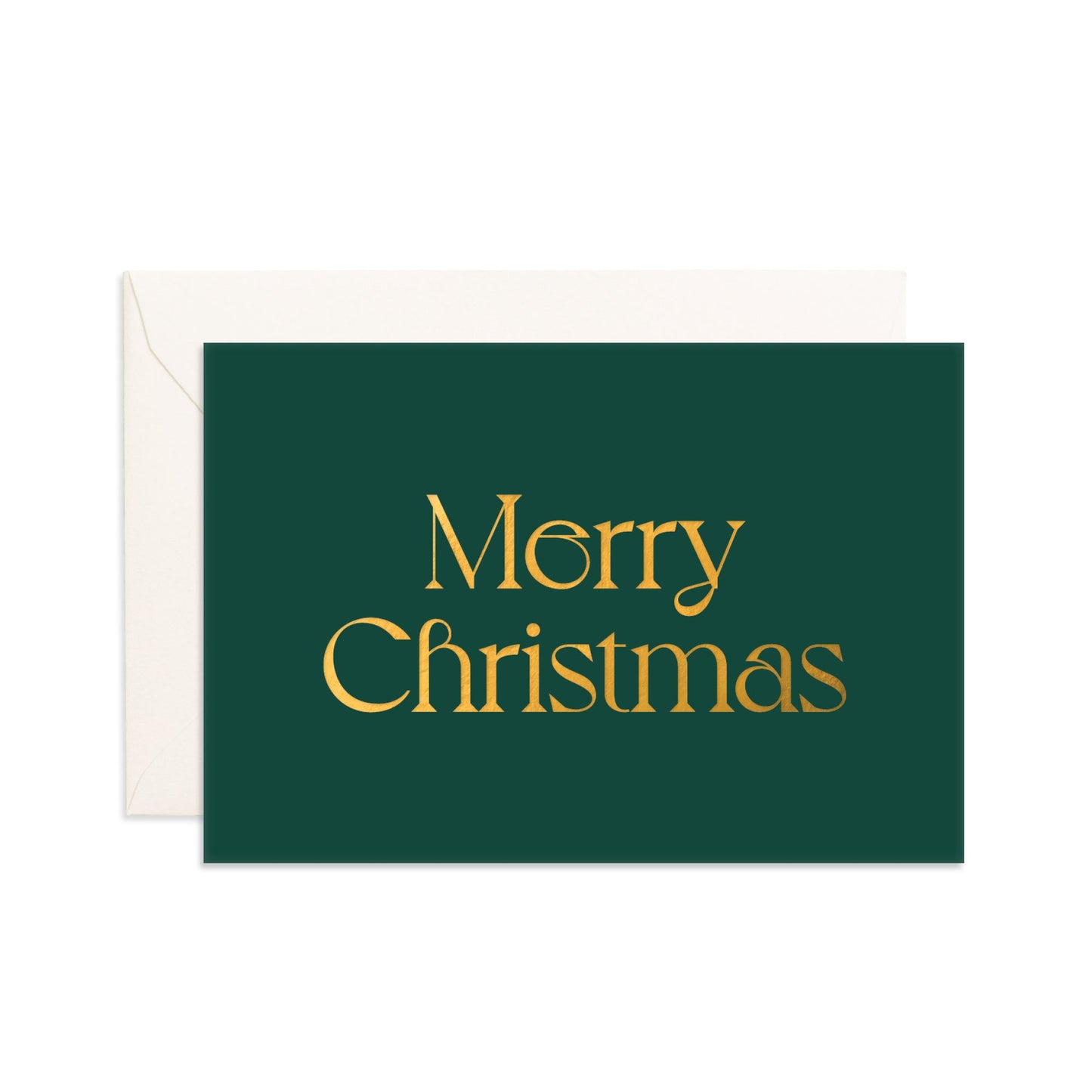 Merry Christmas Forest Mini Greeting Card