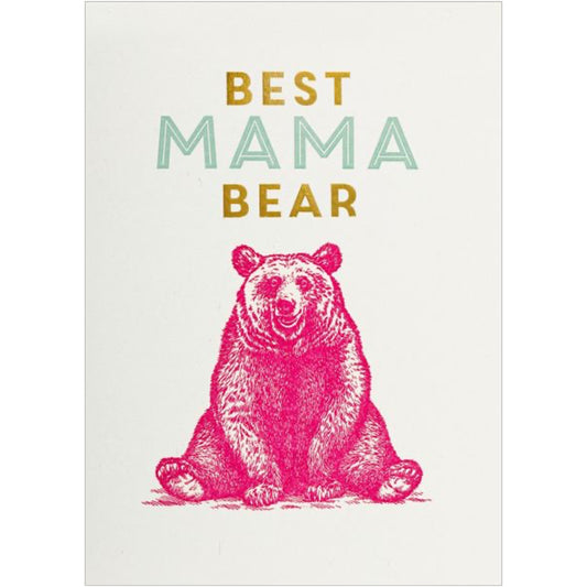 Best Mama Bear Greeting Card