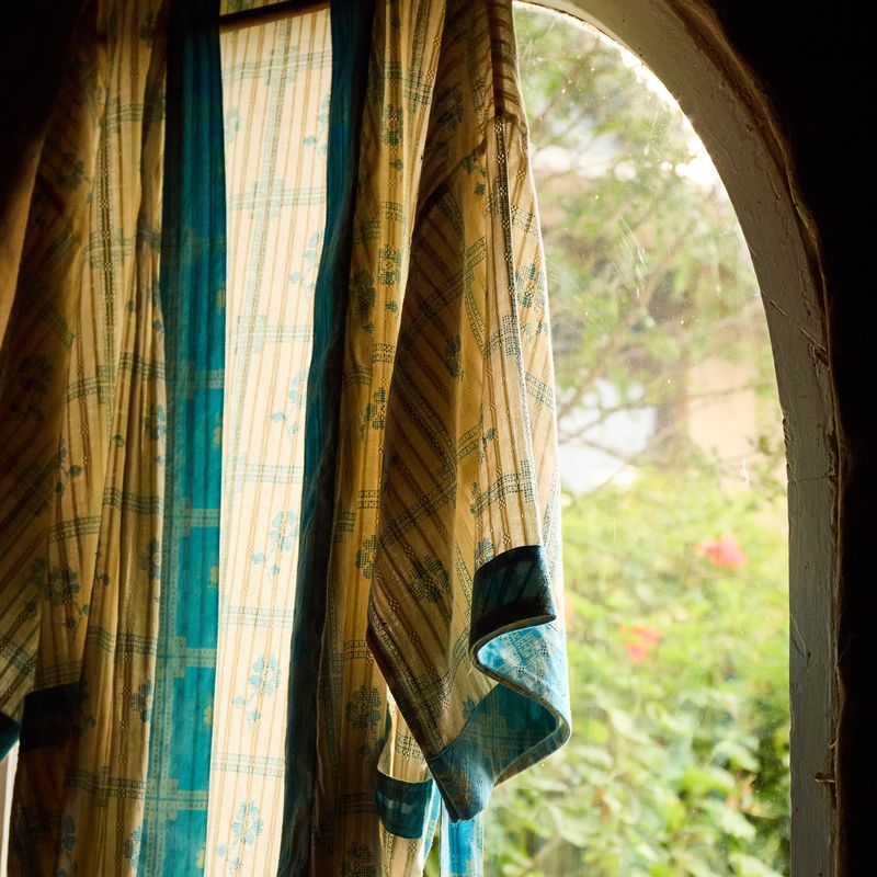 Turquoise Bonny Cotton Robe