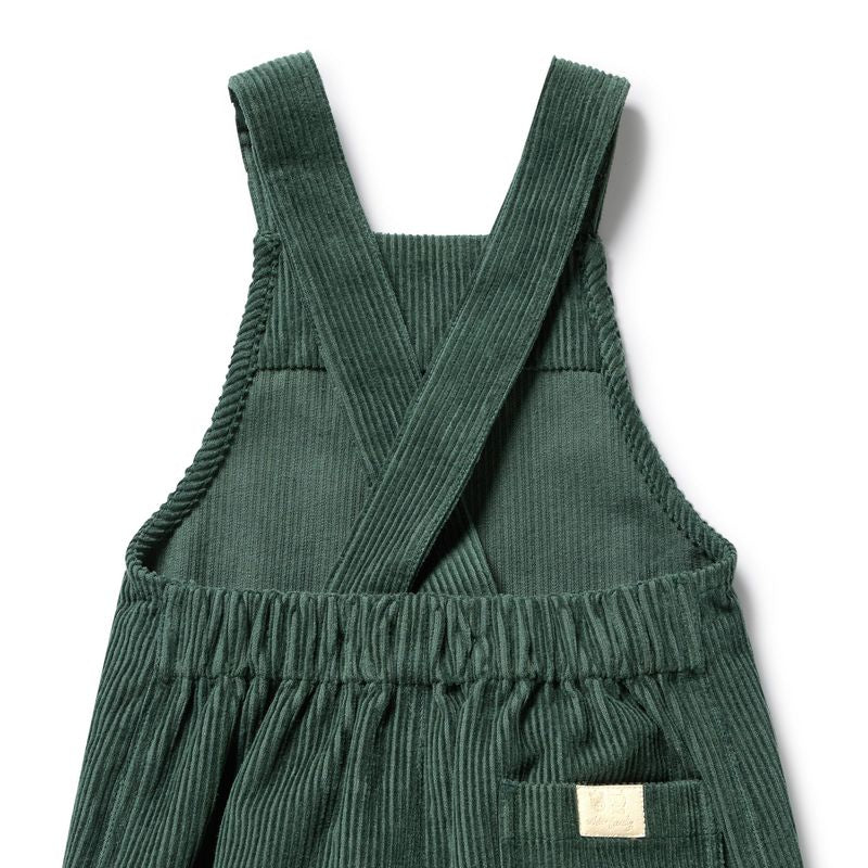 Moss Green Organic Cord Overall
