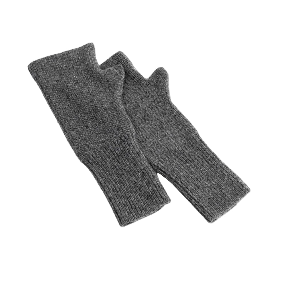 Dark Grey Cashmere Julia Mittens