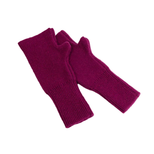 Fuchsia Cashmere Julia Mittens