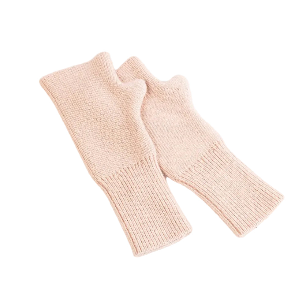 Powder Pink Cashmere Julia Mittens