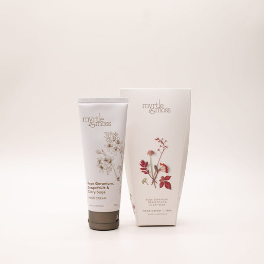 Rose Geranium, Grapefruit & Clary Sage Hand Cream 75ml