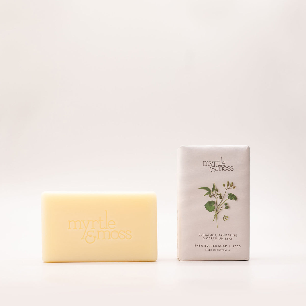 Bergamot, Tangerine & Geranium Leaf Shea Butter Soap
