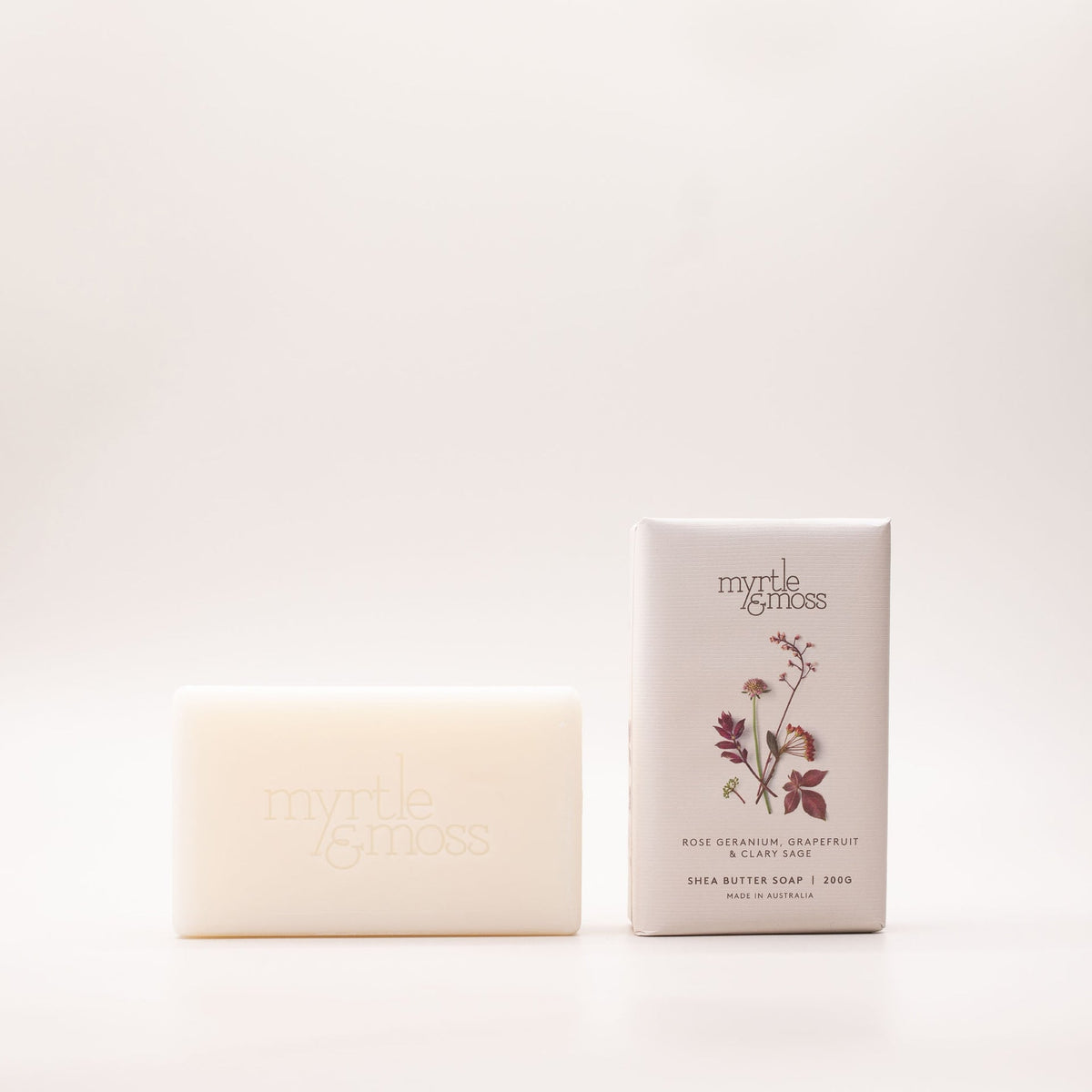 Rose Geranium, Grapefruit & Clary Sage Shea Butter Soap