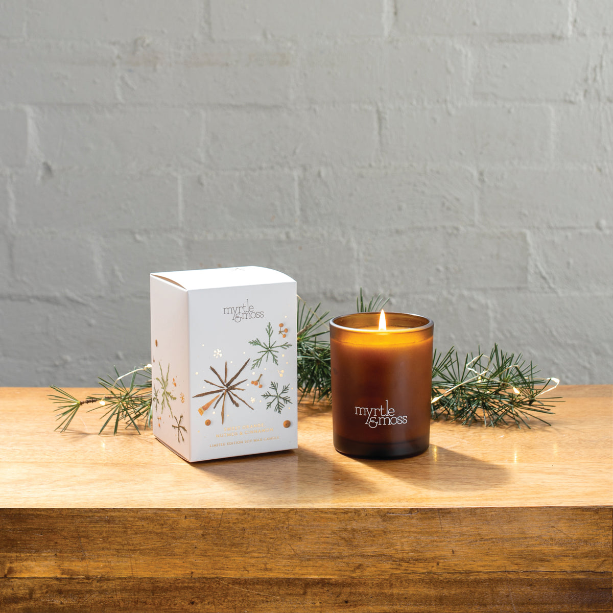 Sweet Orange, Nutmeg & Cinnamon Christmas Candle